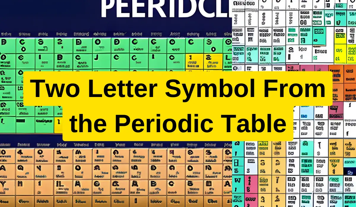 Two Letter symbol from the Periodic Table